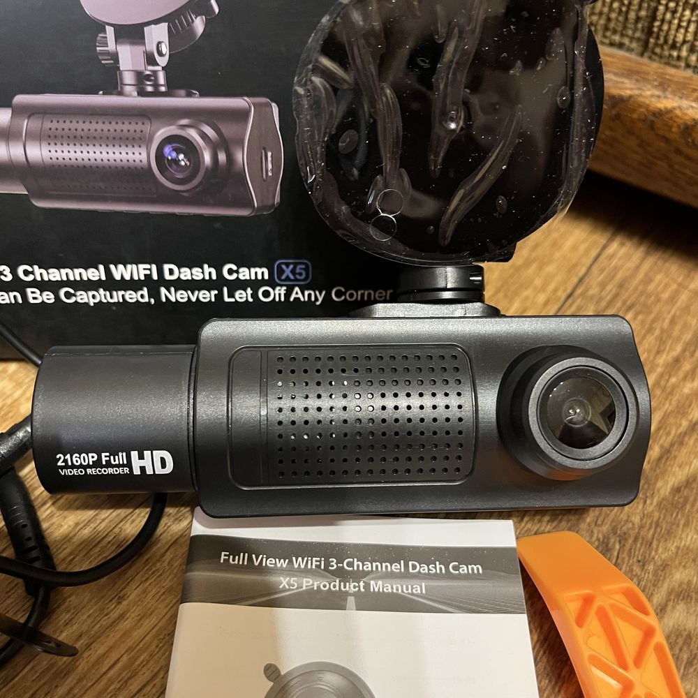 Видеорегистратор Shrinluck X5 4K WiFi Dash Cam