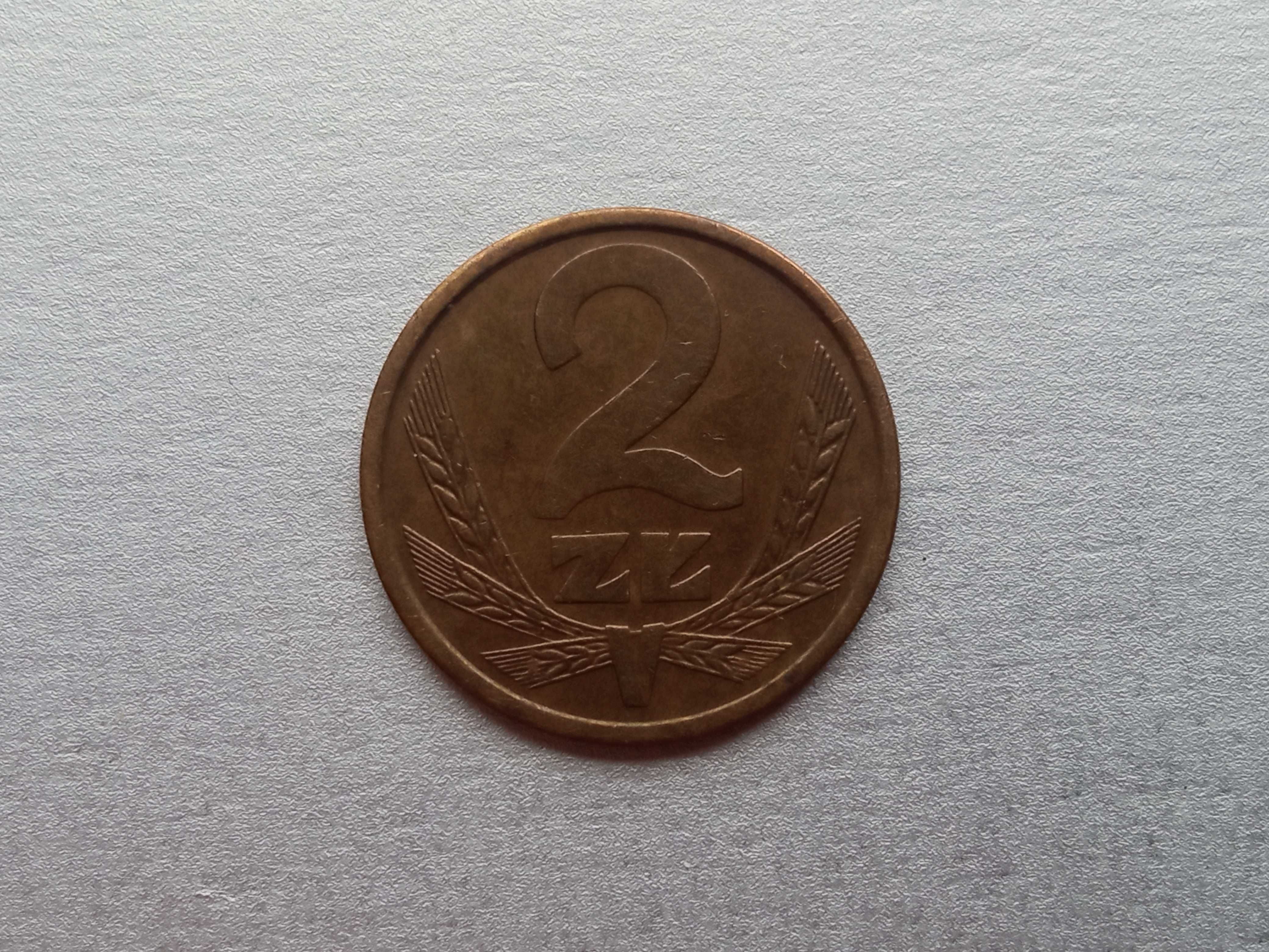 Moneta 2 zł z 1985 roku PRL