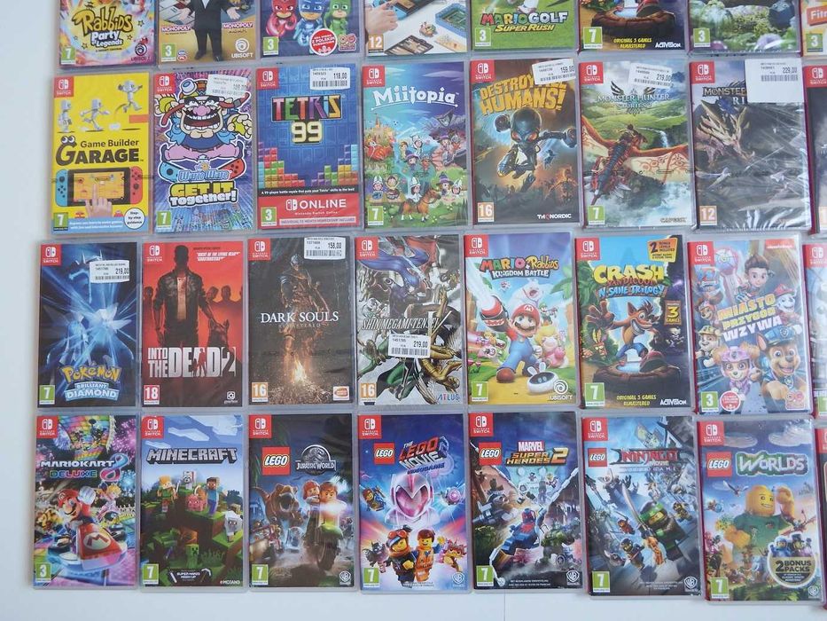 GRY NINTENDO SWITCH Super Mario Pokemon Crash FIFA LEGO Star Wars