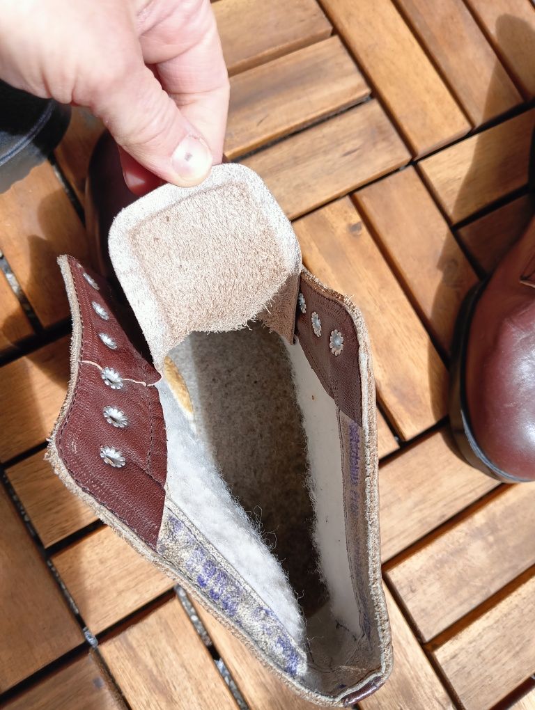 Buty robocze skórzane PRL