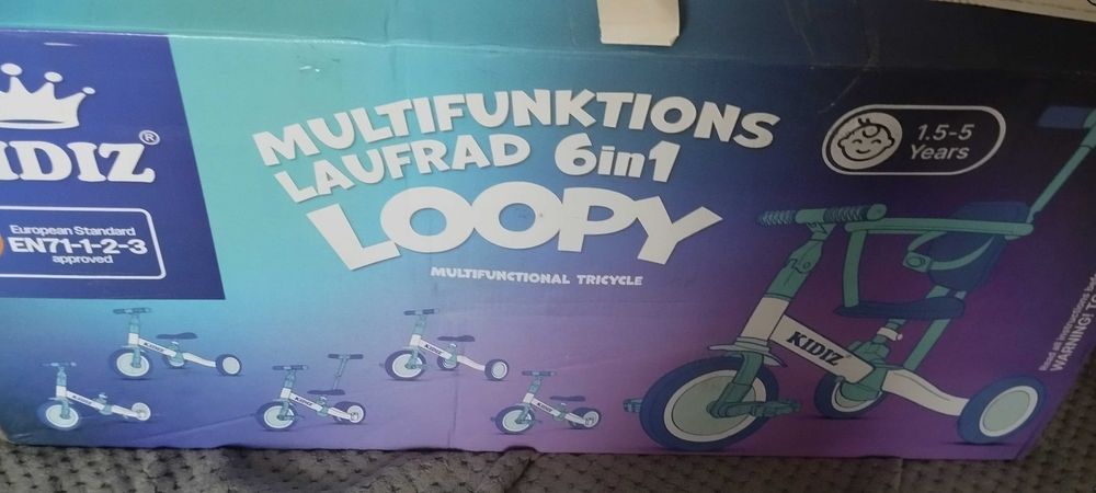 Rowerek biegowy  6 w 1 Loopy Tricycle KIDIZ