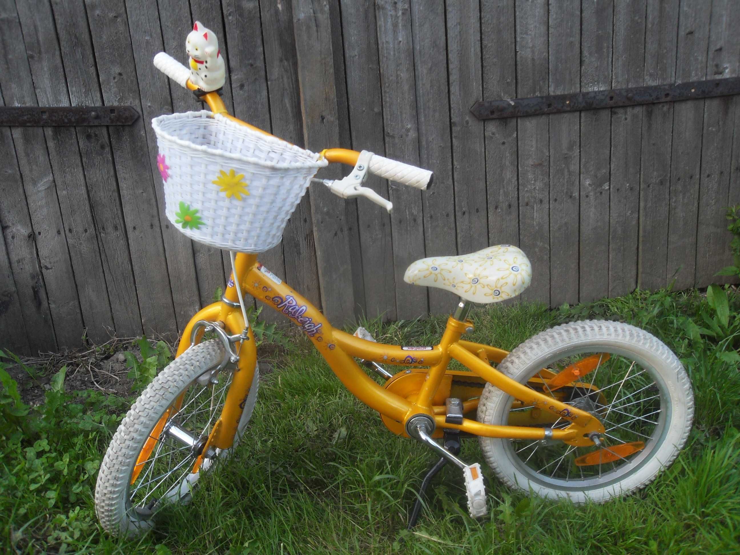 RALEIGH 16" rowerek dla księżniczki Ładny Pszczółka  Polecam
