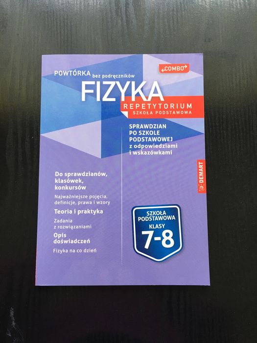 Książka powtórzeniowa z fizyki