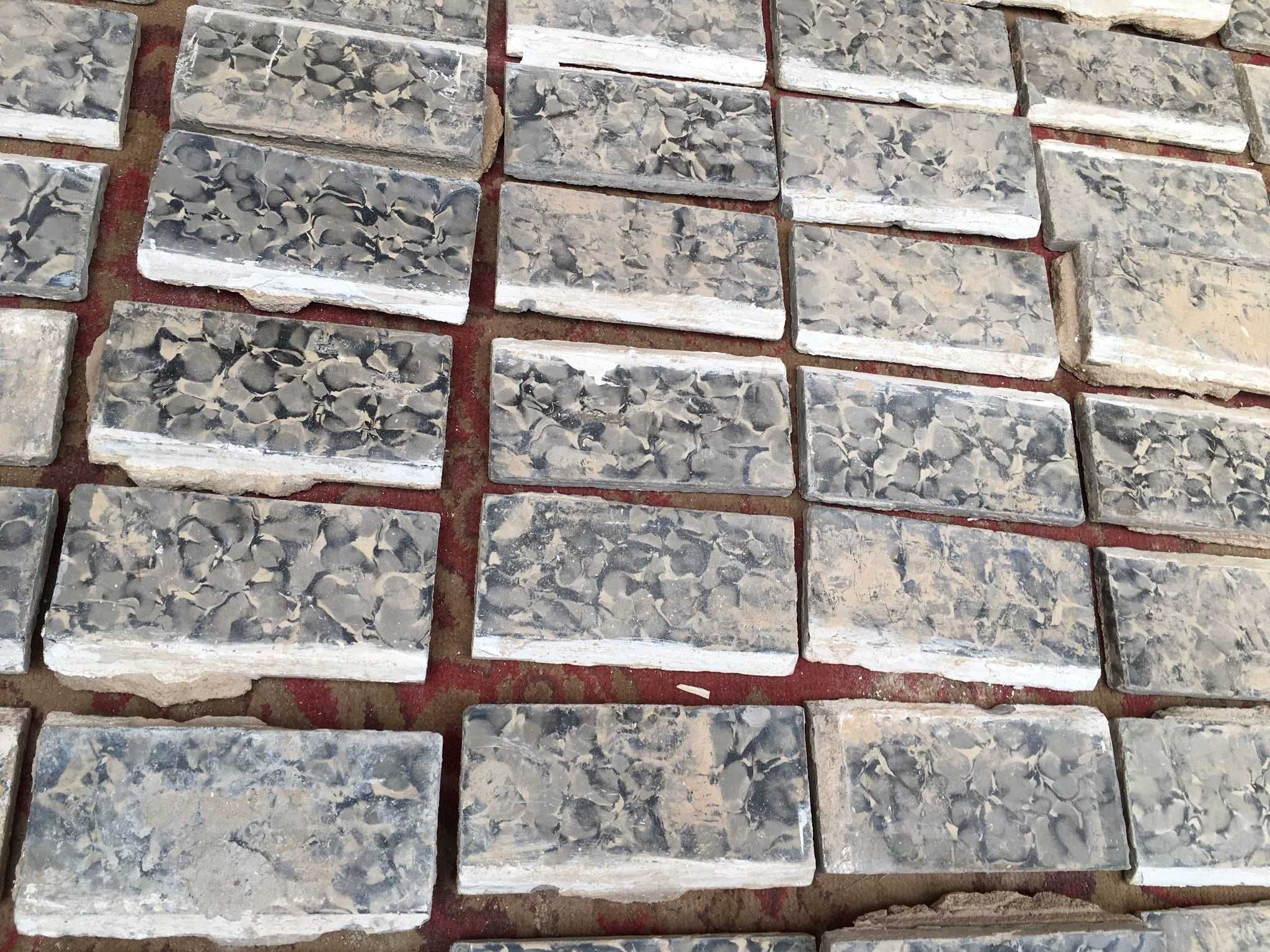 Mosaico hidráulico antigo  (Rodapé resgatado)