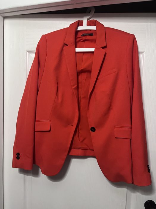 Marynarka czerwona/koralowa Esprit