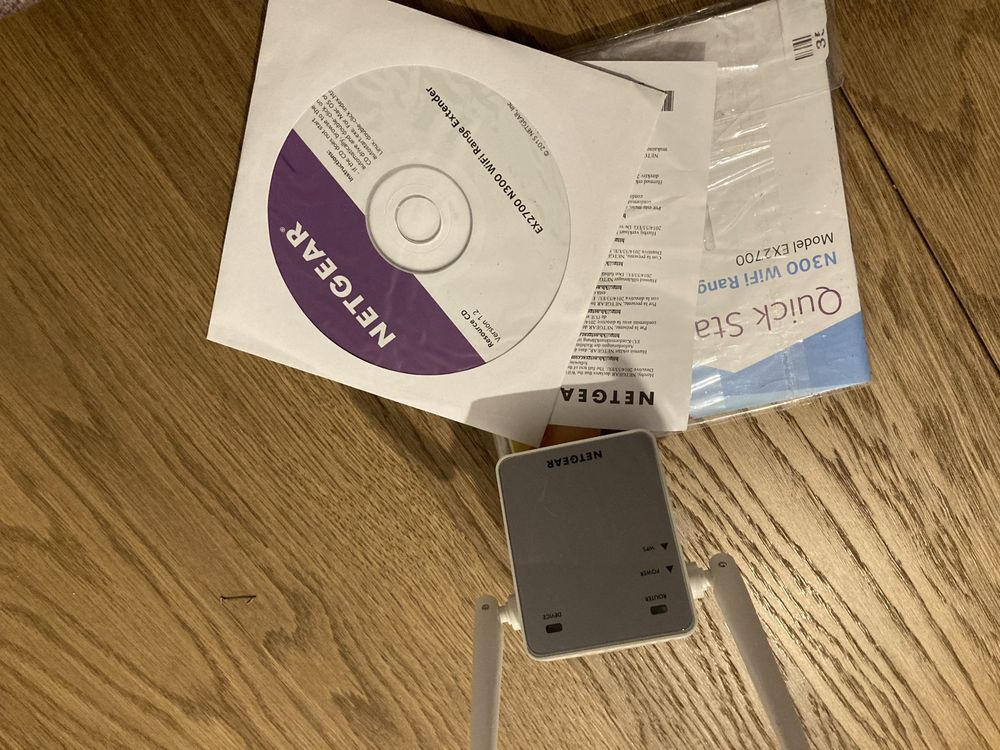 NetGear N300 WiFi Range Extender - wzmocnij sygnał WiFi