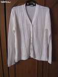 Sweter warkocze rozpinany roz 48