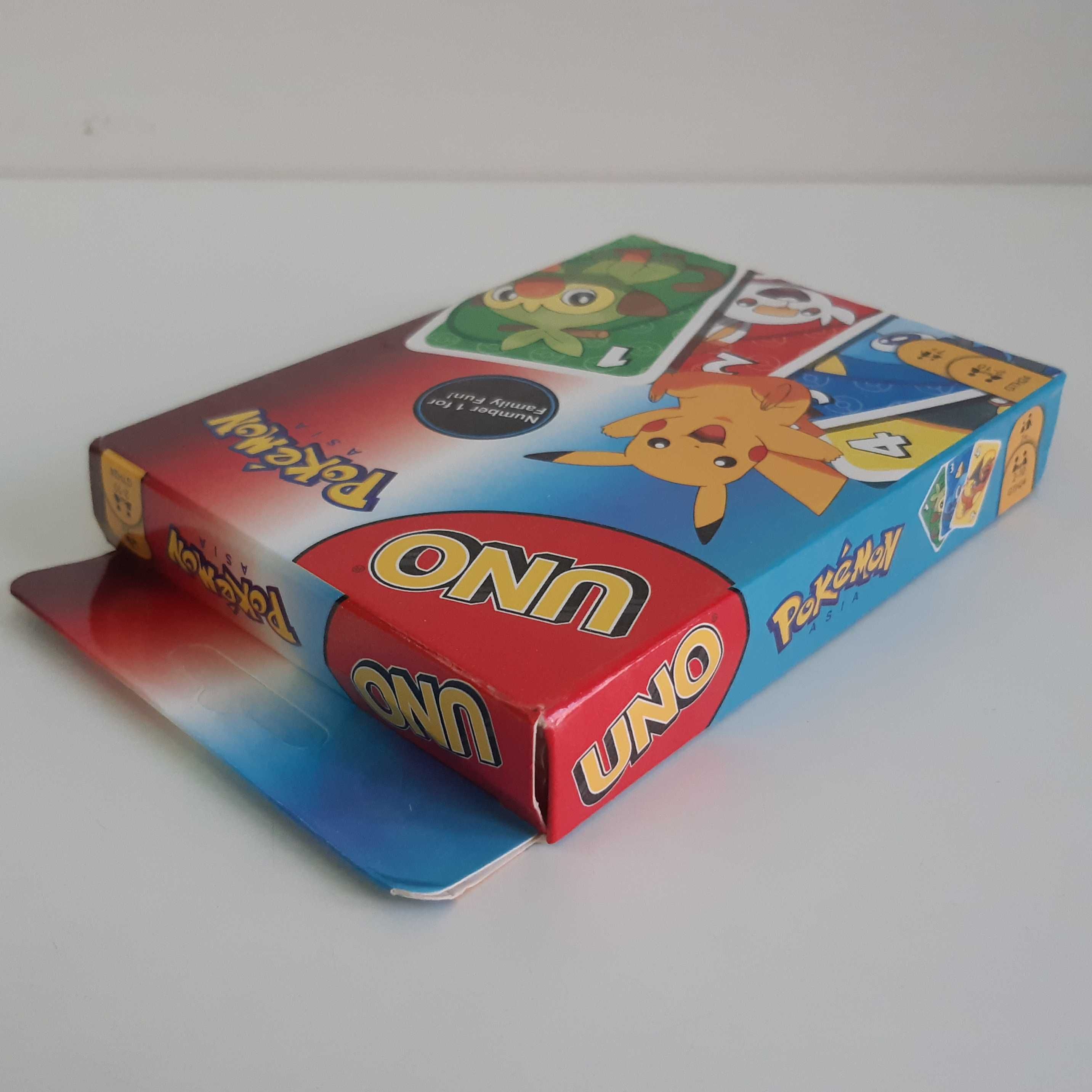 Jogo Baralho de Cartas Novo UNO Pokémon Asia