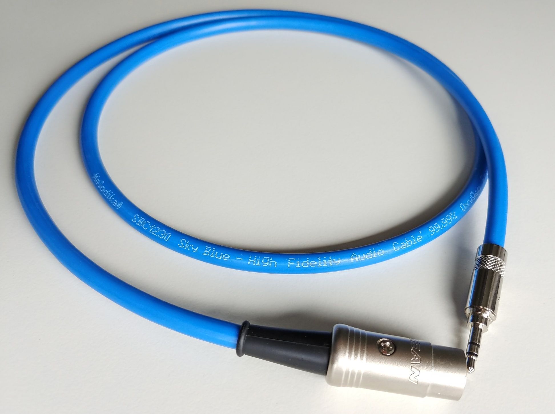 Melodika SBC1230 Sky Blue Jack 3.5 - 5din 1m Interkonekt