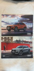 Prospekt Audi Q2 na innej Audi Q3, Audi Q7, Audi TT RS, A8, A6, A4.