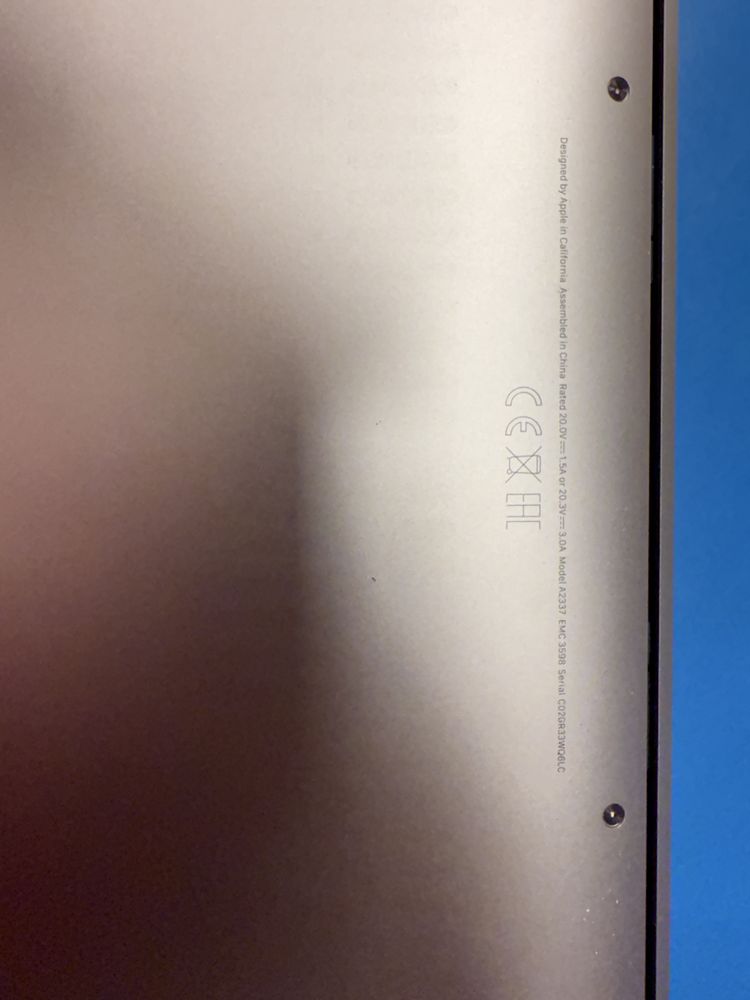 Macbook air m1 2020