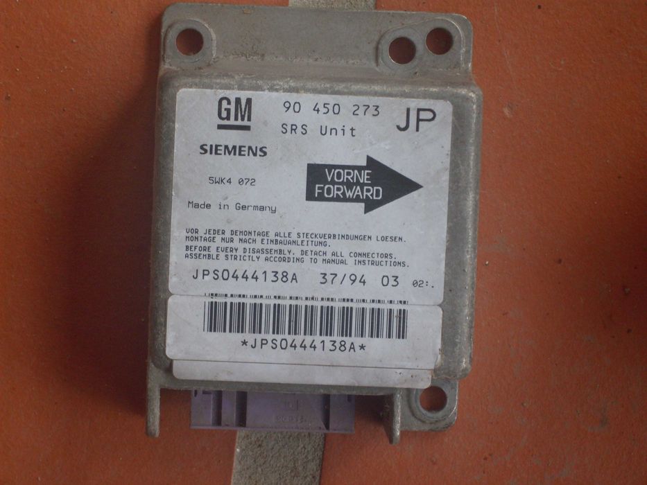 Airbag passageiro, centralina modulo airbag, motor sofagem Astra F