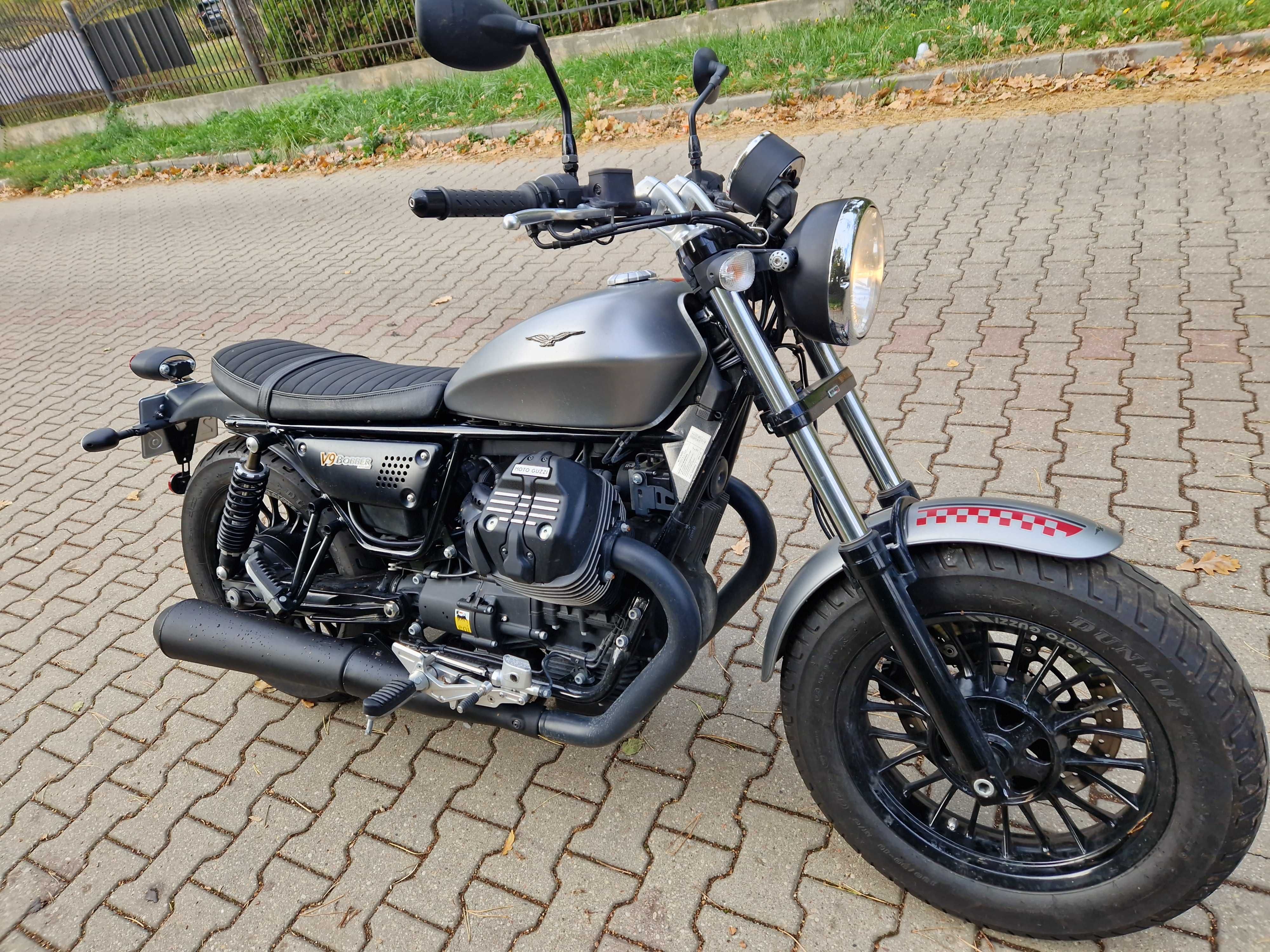 Moto Guzzi V9  Bobber 2017r zarejestrowany ubezpieczony V7