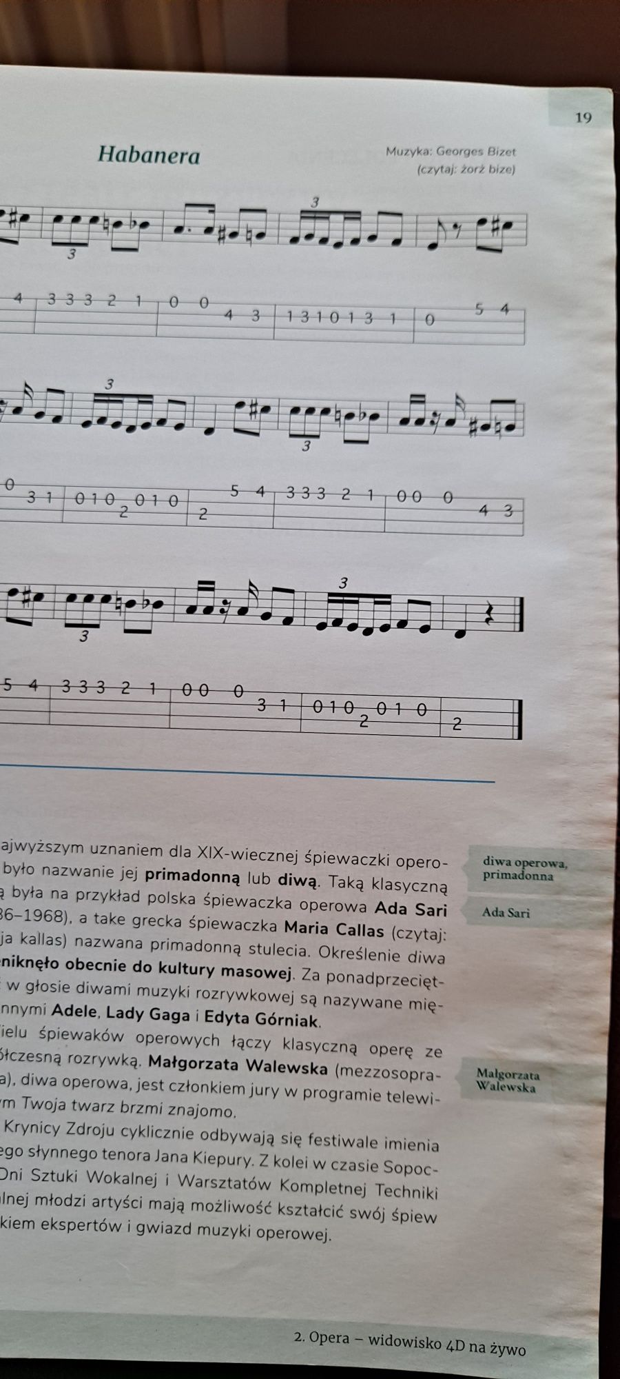 Muzyka Operon zakres pods.Liceum i Technikum