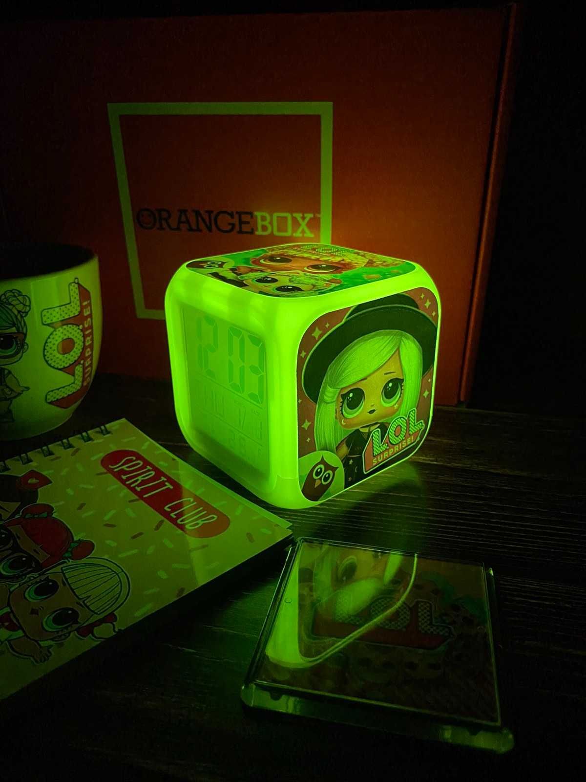 Набор Lol ЛОЛ  подарок часы хамелеон  ЛОЛ "orangeBOX"