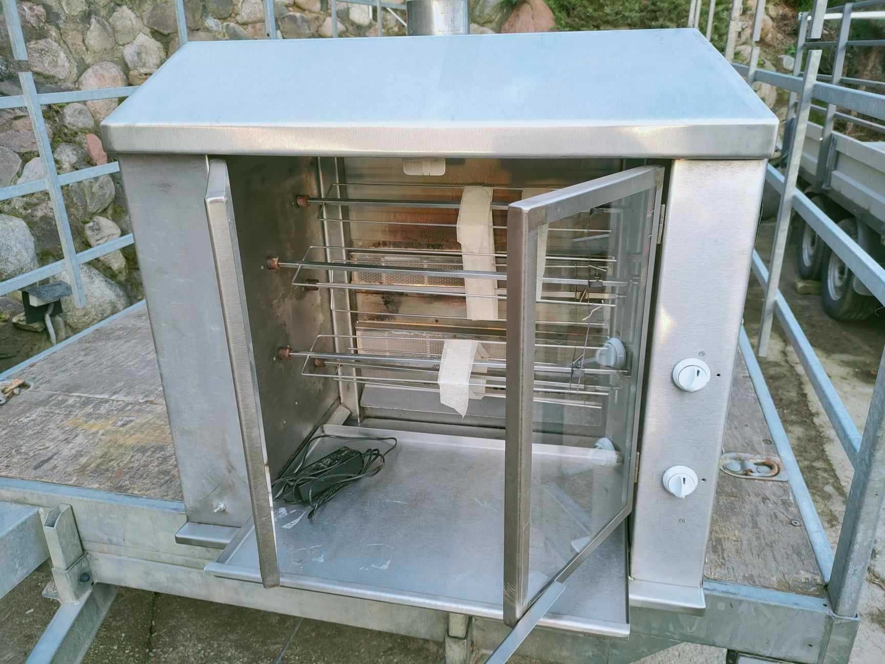 Rożen gazowy opiekacz wsad 12 kurczaków