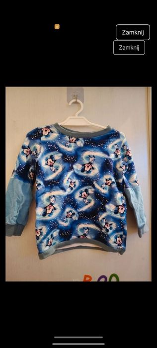 Bawełniana bluza z motywem Myszki Miki