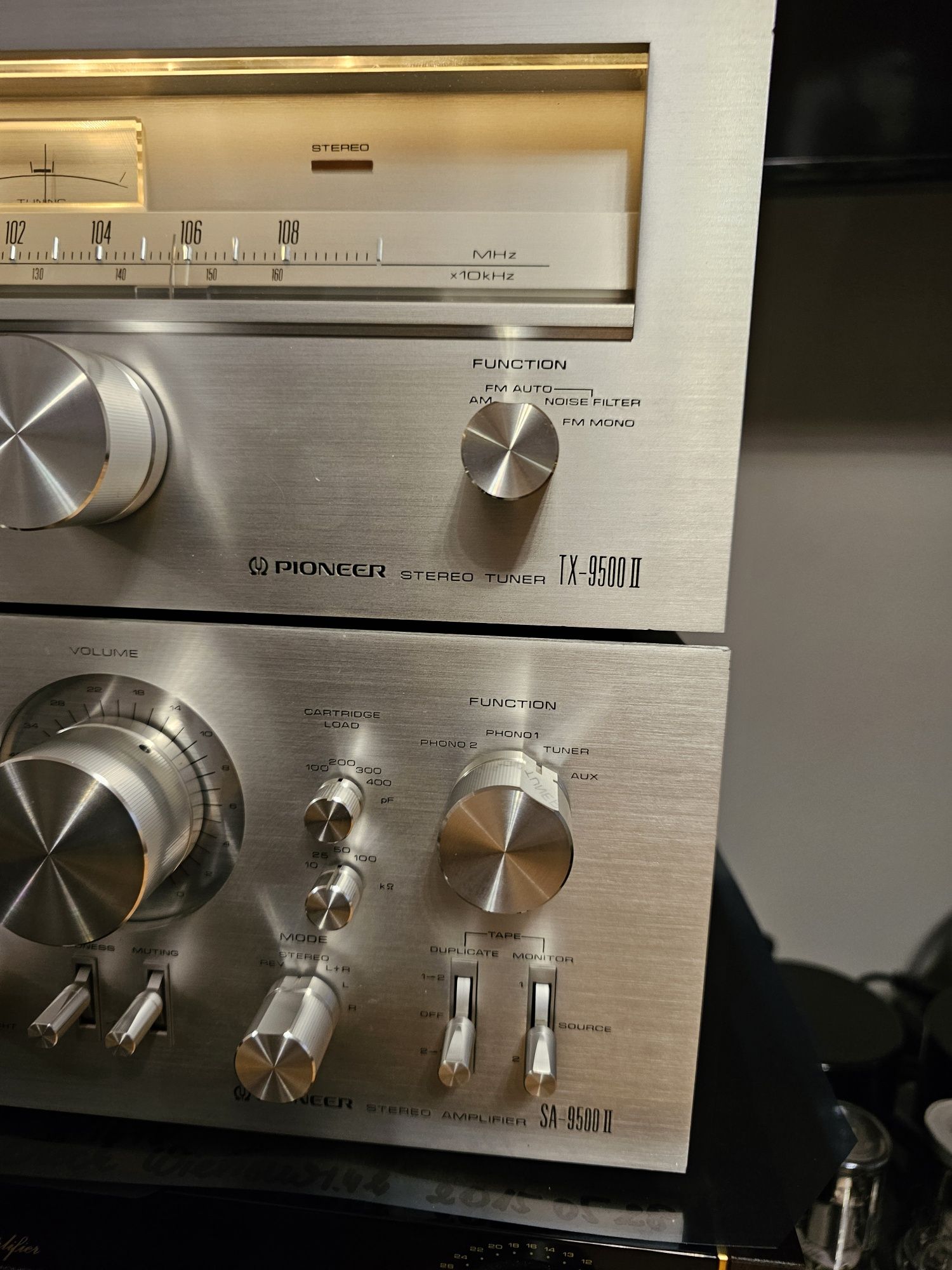 Pioneer Sa-9500mk2,Pioneer Tx-9500mk2.Dual mono.