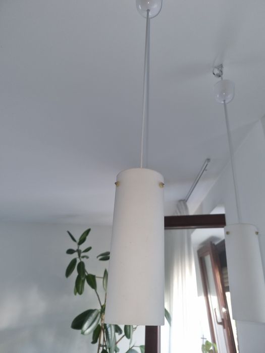 Lampy wiszące białe 4 szt.