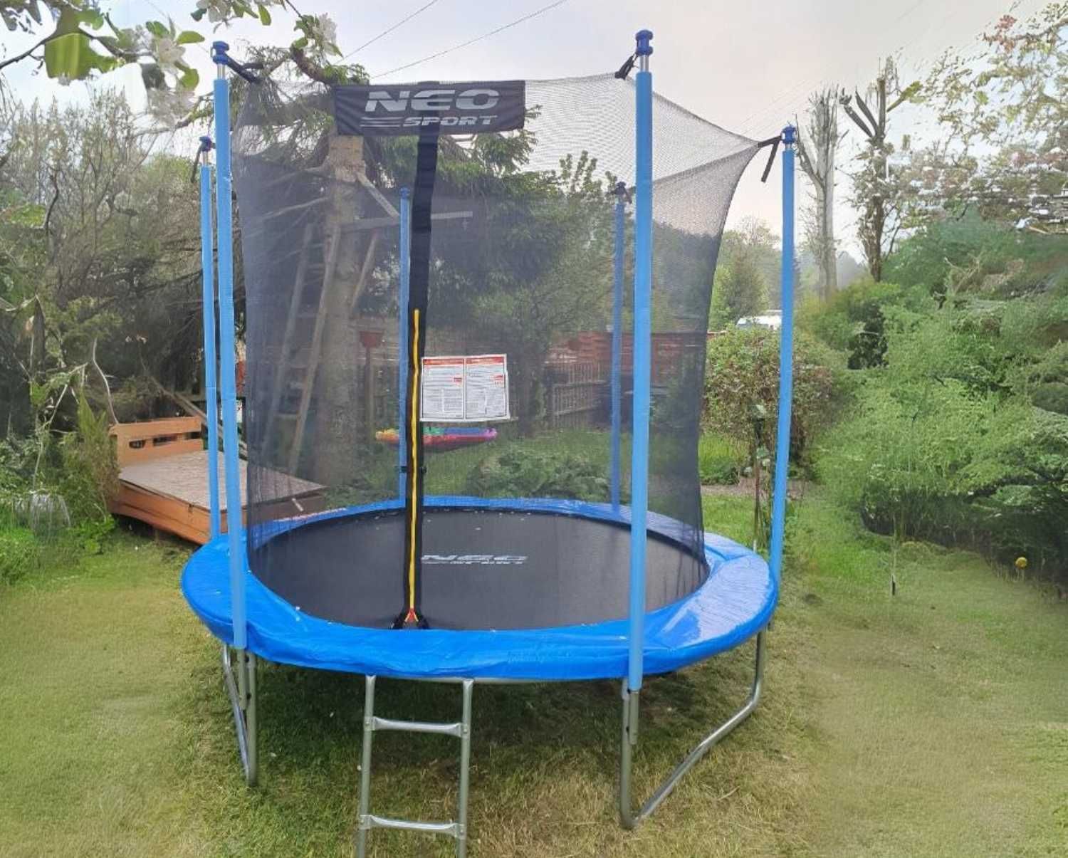 Trampolina z siatką Neo-Sport 252 cm FT 8 (244-252 cm)