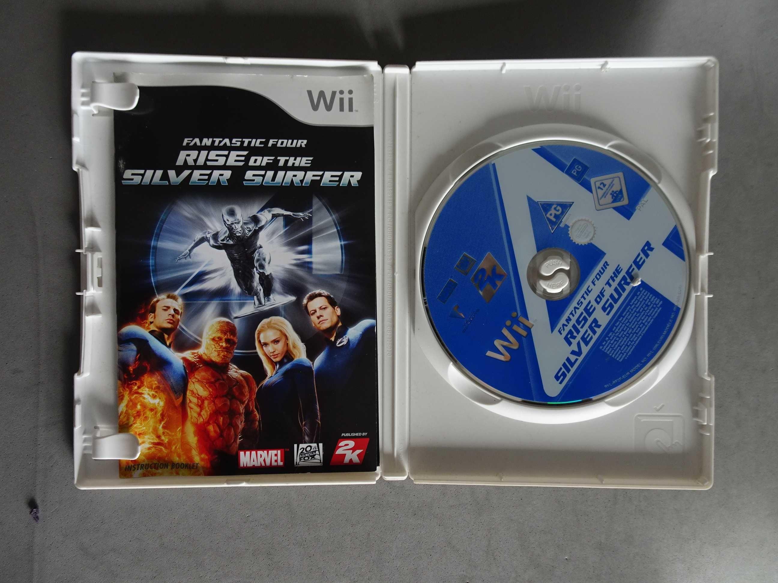 Jogo WII - Fantastic four rise of the silver surfer