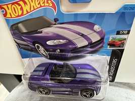 Hot Wheels Dodge Viper RT/10 HW Roadsters 7/10 unikat fioletowy