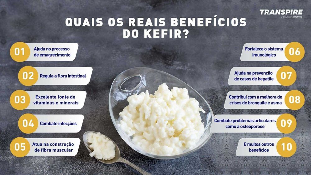 Kefir de leite (flor de iogurte)