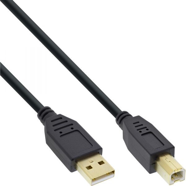 kabel inline usb 2.0 a-b długość kabla 10m usb 2.0 pozłacane styki