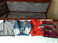 4 sweterki chłopięce