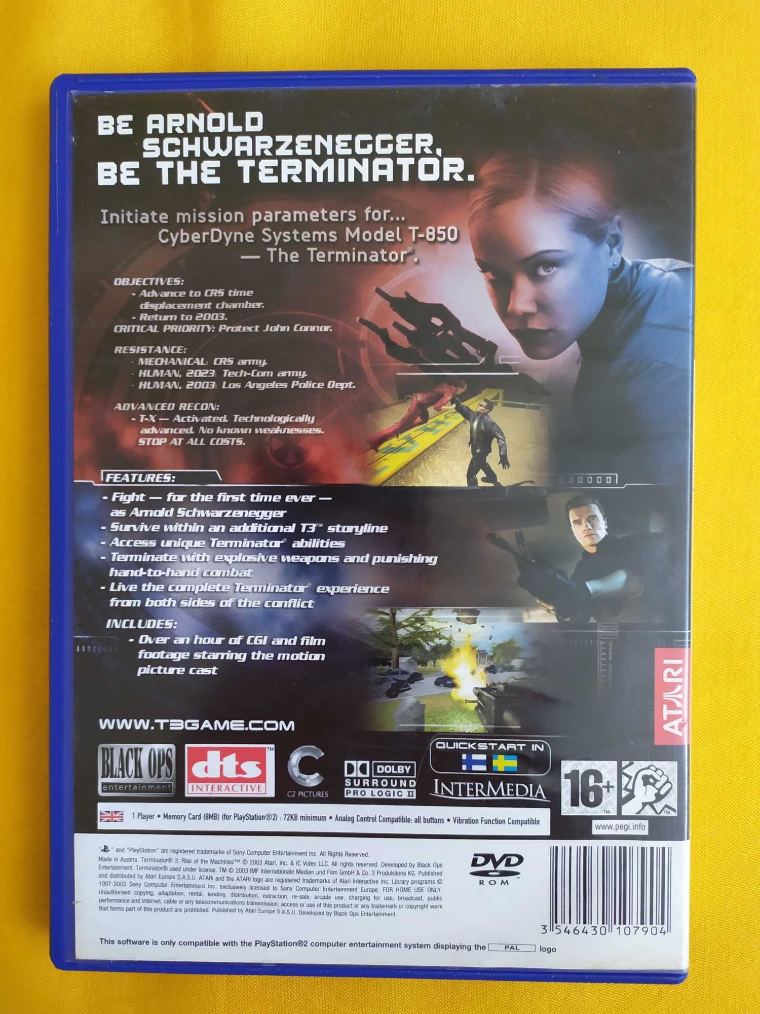 Gra Terminator 3 Rise of the Machines PS2 PlayStation 2