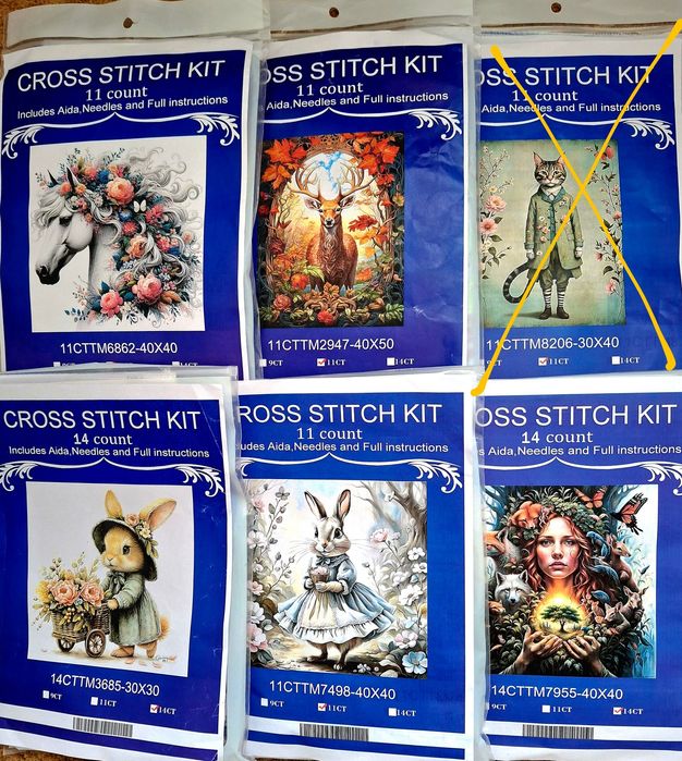 Приємні ціни. Набори для вишивання Cross Stitch Kit. Набор, вышивка.