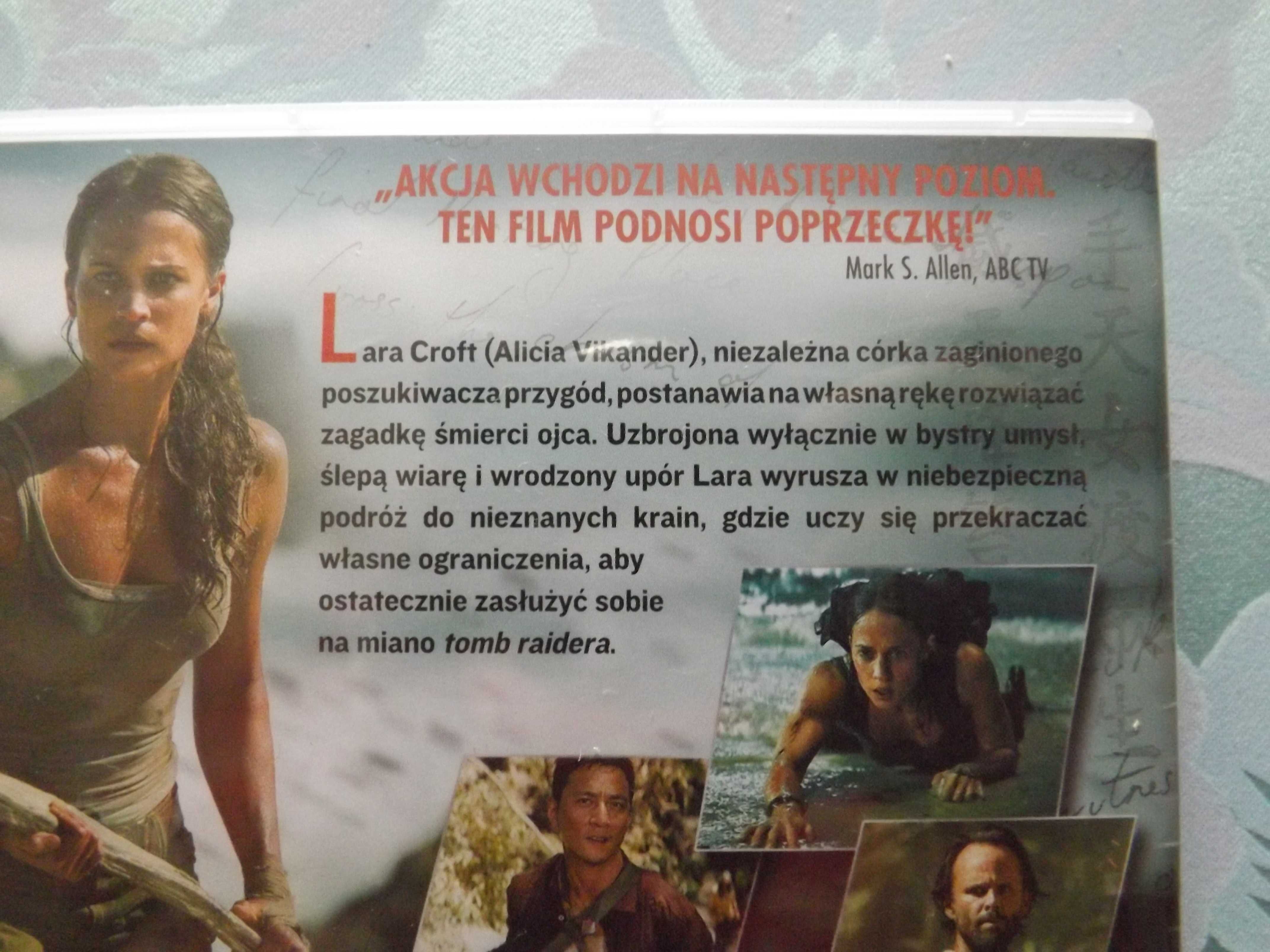 Tomb Raider - Lara Croft- Alicia Vikander- dvd
