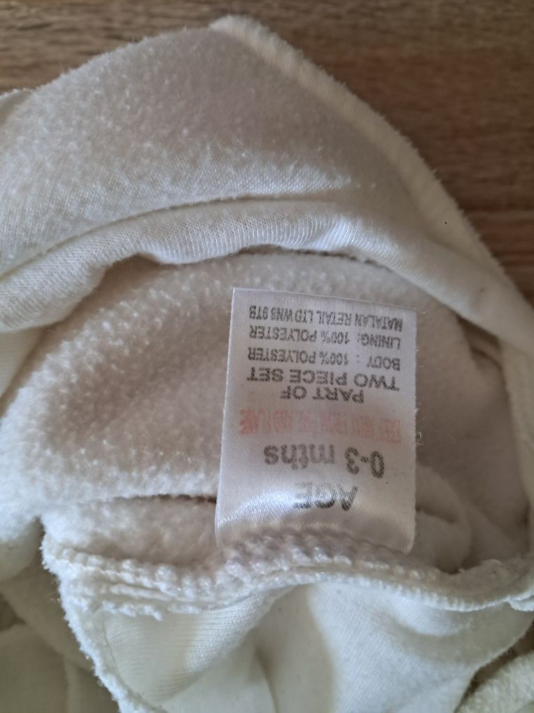 Cieplutkie Śpioszki na szelkach/ 0-3miesiaca/ chłopiec/ dziewczynka