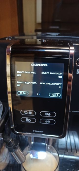 Кавоварка Delonghi Dinamica Plus Connect