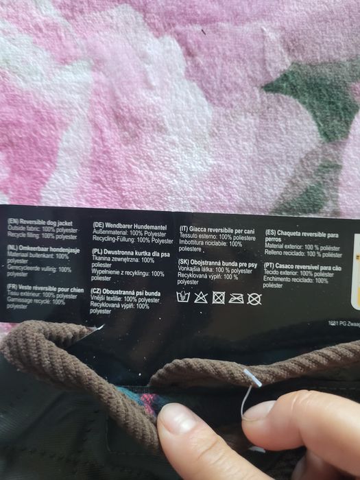 Dwustronna Kurtka dla psa M 38cm