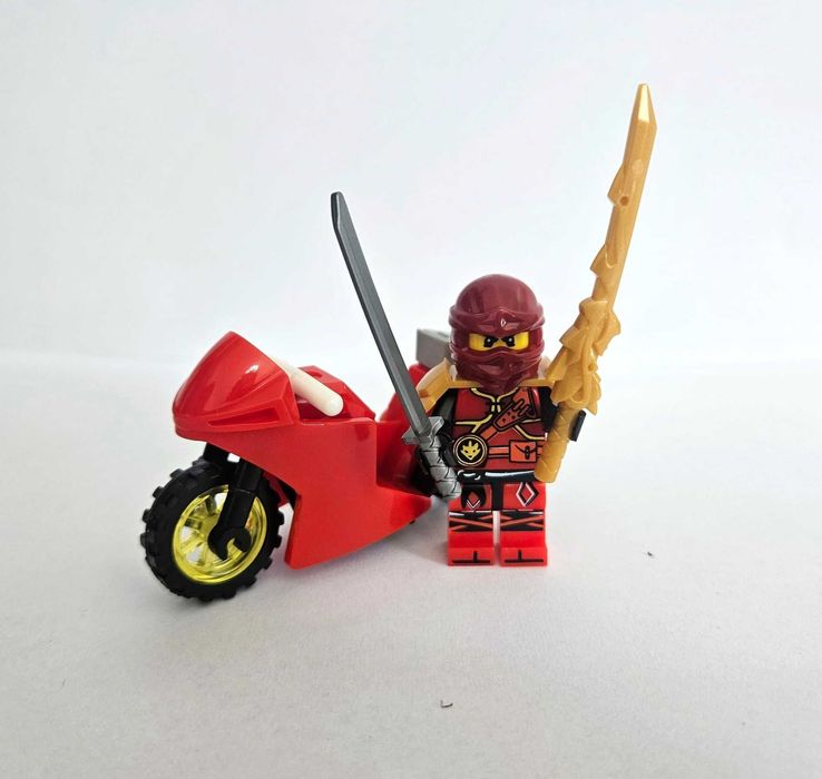 Lego Ninja minifigure with motorcycle (8pcs)