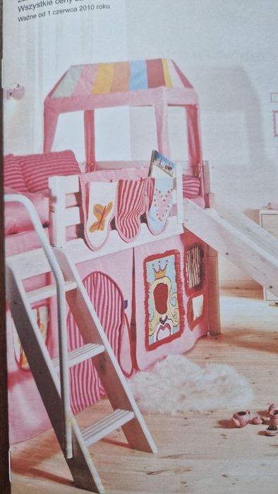 Zasłony do łóżka Flexa, Ikea Kura