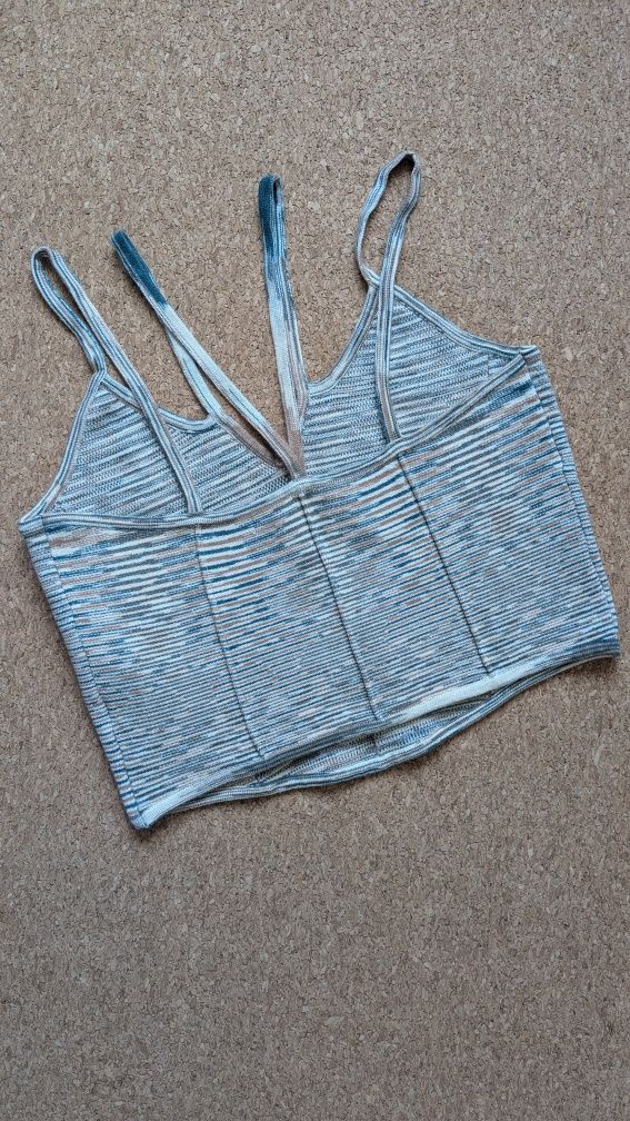 Top z dzianiny a-la gorset rozmiar S Anthropologie