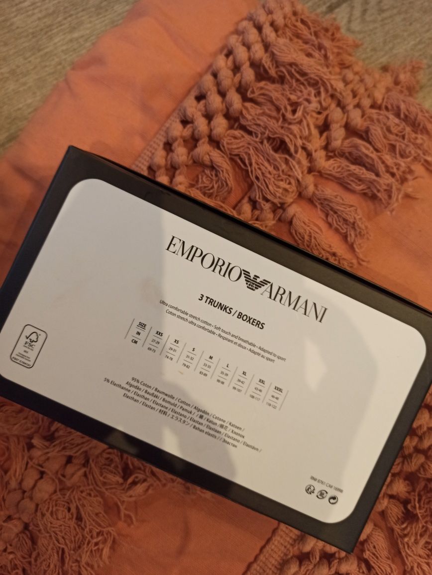 3 pak męskich pak męskich bokserek Emporio Armani XL