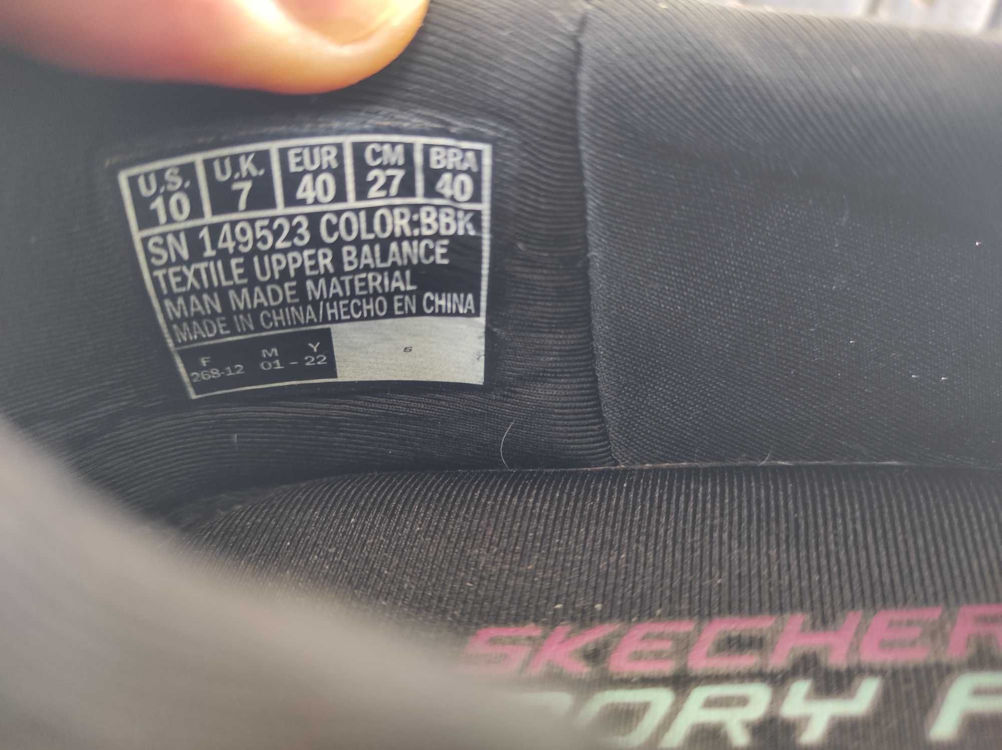 Суперлегкие,текстильние мокасини Skechers memory foam р.40