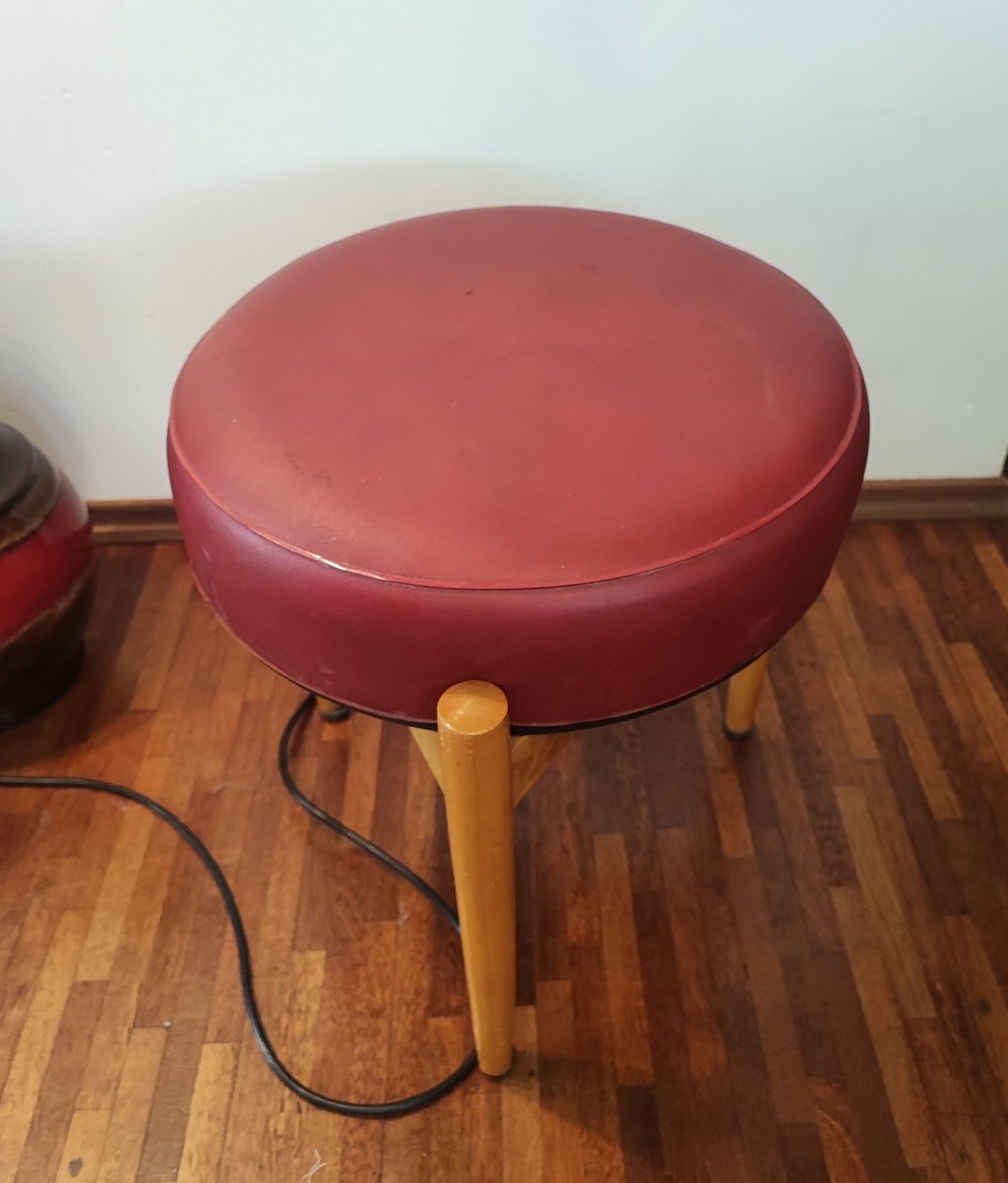 Stołek taboret skandynawski design lata 60
