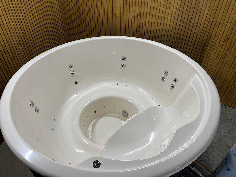 Balia ogrodowa klasy Premium, fińska bania jacuzzi gorąca beczka sauna