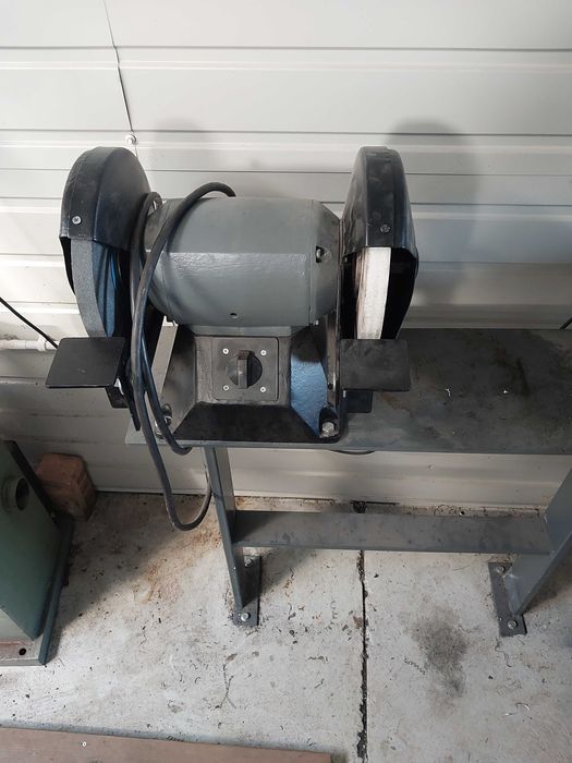 Szlifierka lena 380v dwutarczowa warsztatowa z kamieniami