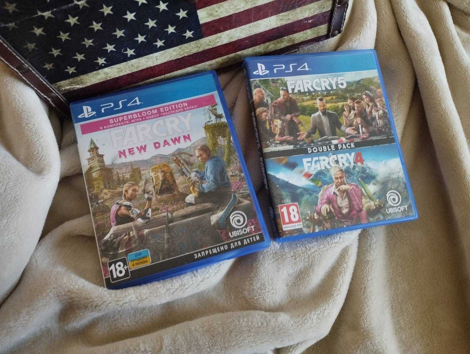 Ігрові диски Far Cry 5 , Far Cry New Dawn , Far Cry 4