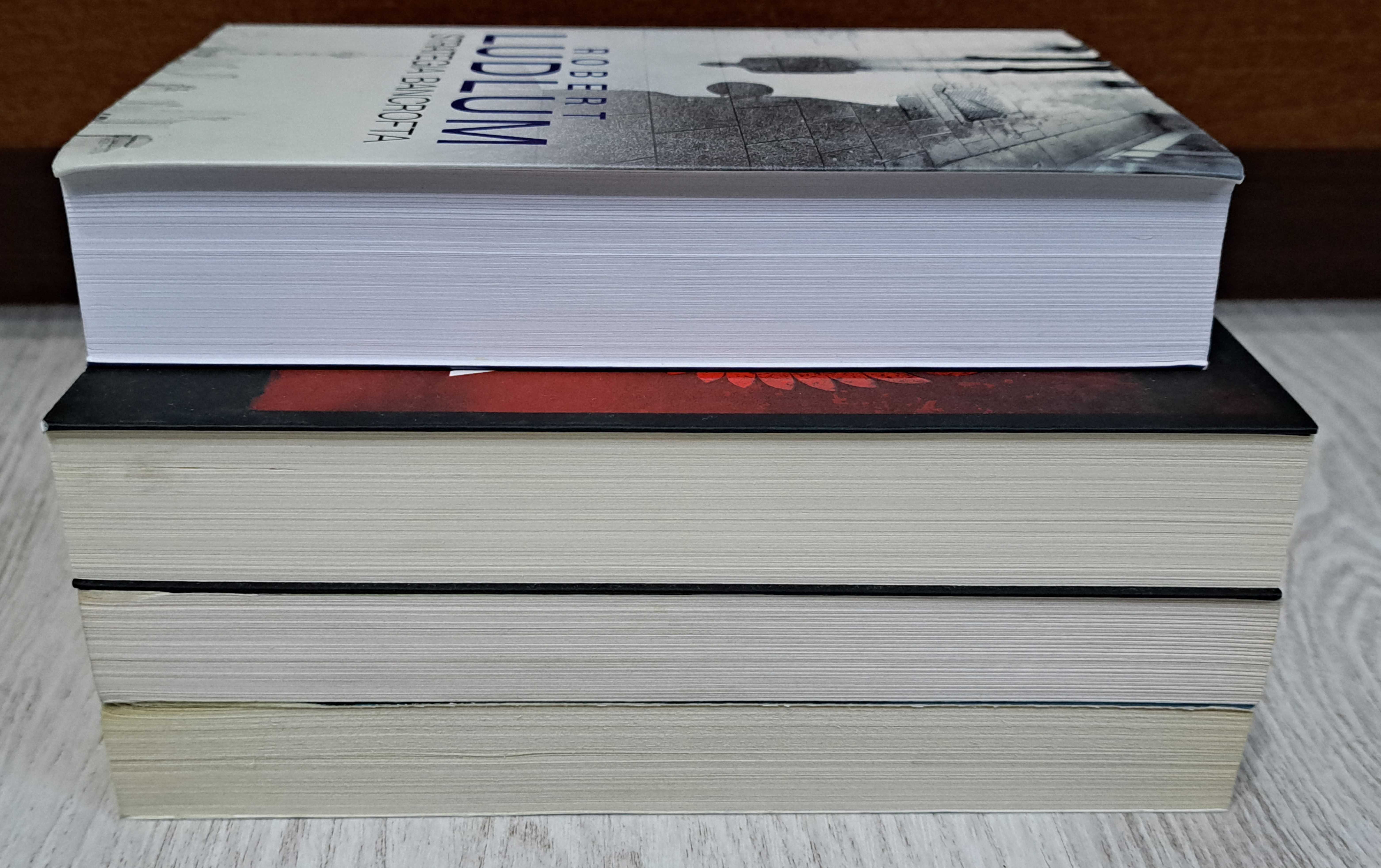 4x Ludlum Zdrada Bourne'a Dziedzictwo Zagadka Bourne'a van Lustabder