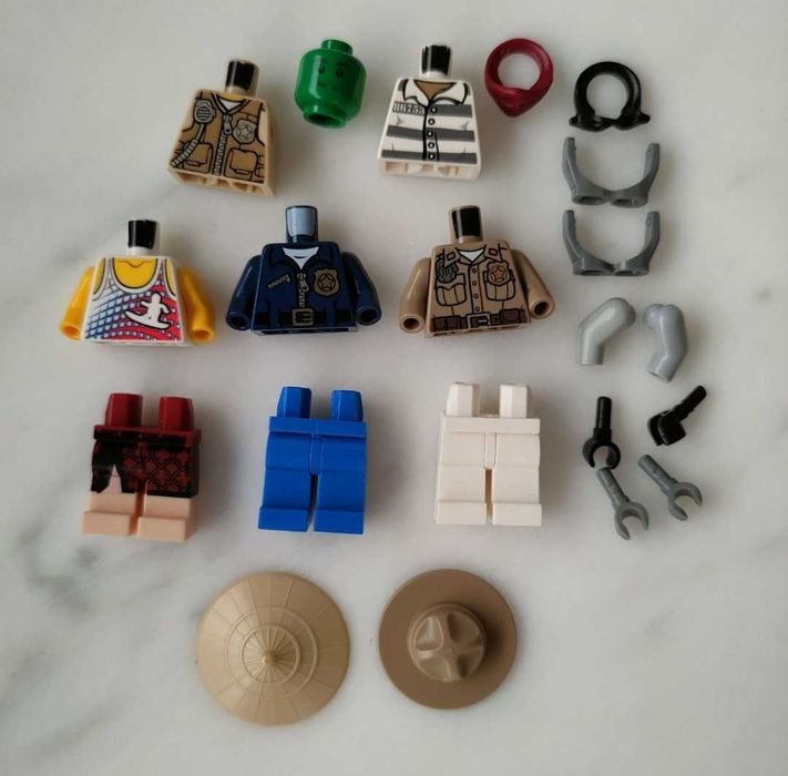 Lego мініфігурки та деталі Лего City, Star Wars, Lego Chima. Оригінал