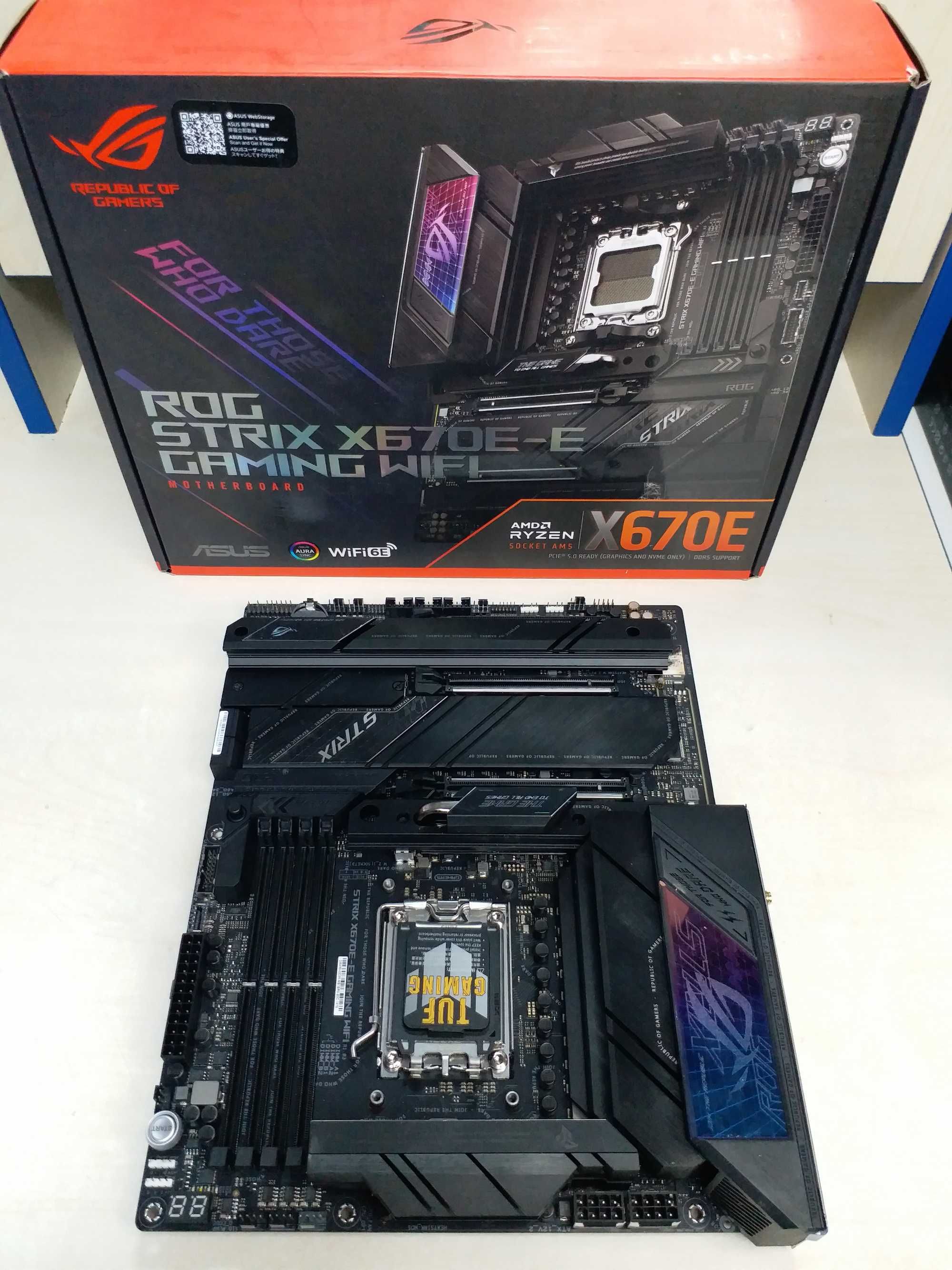 Топ плата Asus ROG Strix X670E-E Gaming WiFi сокет АМ5