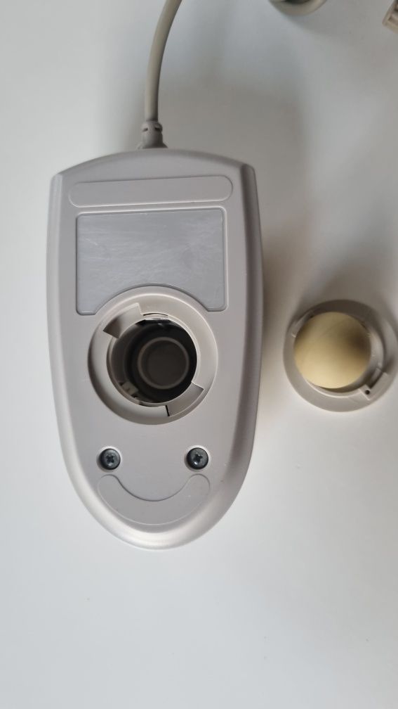 Retro myszka komputerowa logitech kulkowa RS232 com Mouse
