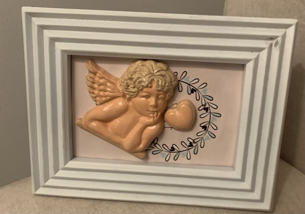 Moldura com anjo 6 € ofereço os portes