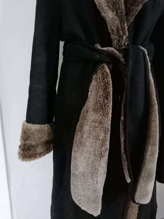 Дубленка макси  длинная в пол на высокий рост